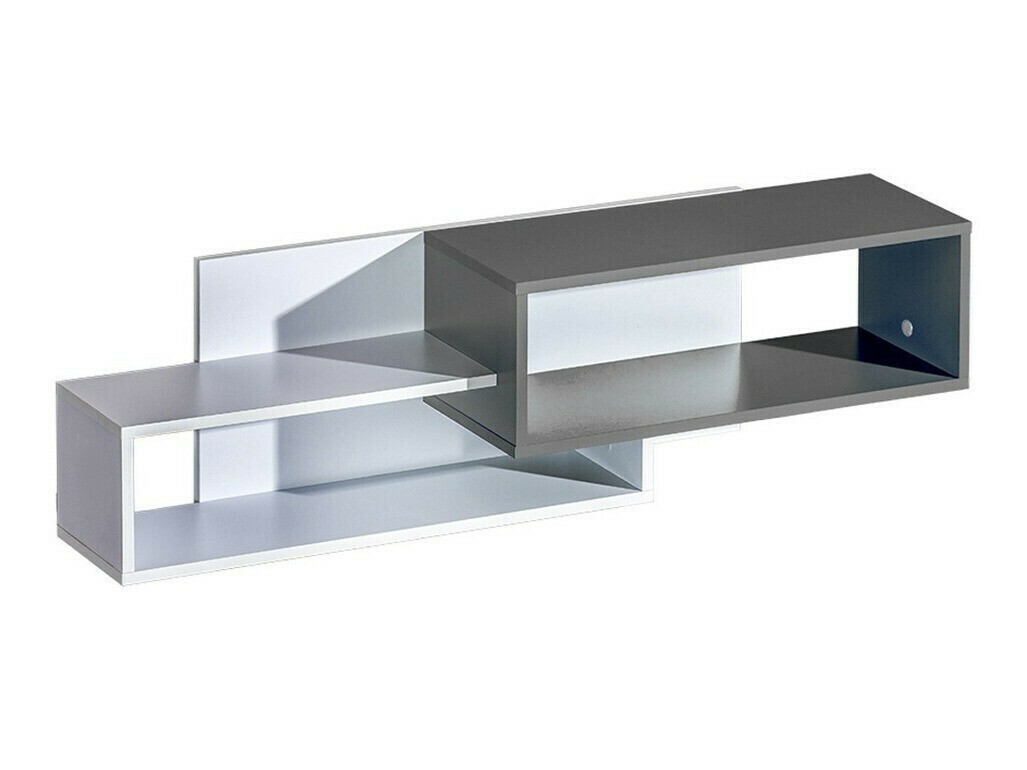 Chambre enfant complète Lorlare 119 (Blanc + Gris)