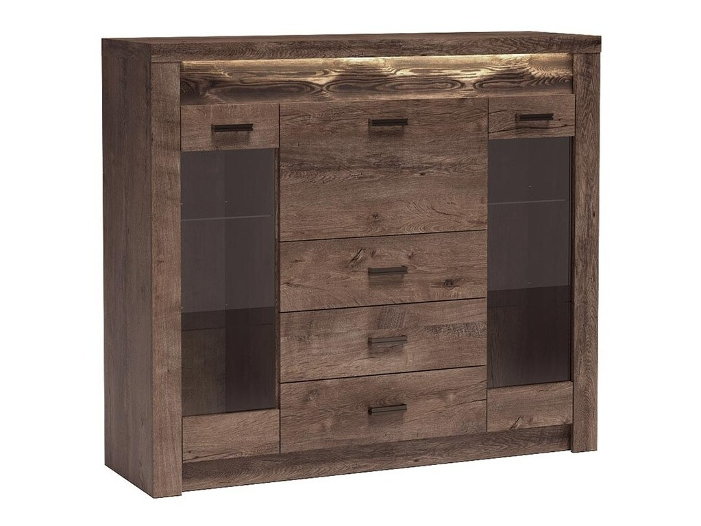 Commode Serfeno 105 (Chêne sombre)