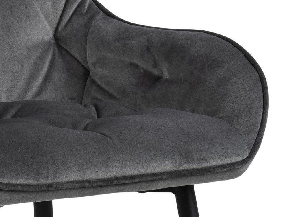 Chaise de bar Norsica 474 (Gris + Noir)