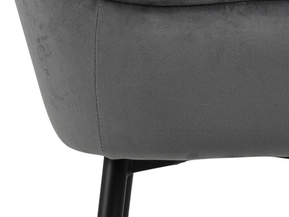 Chaise de bar Norsica 474 (Gris + Noir)