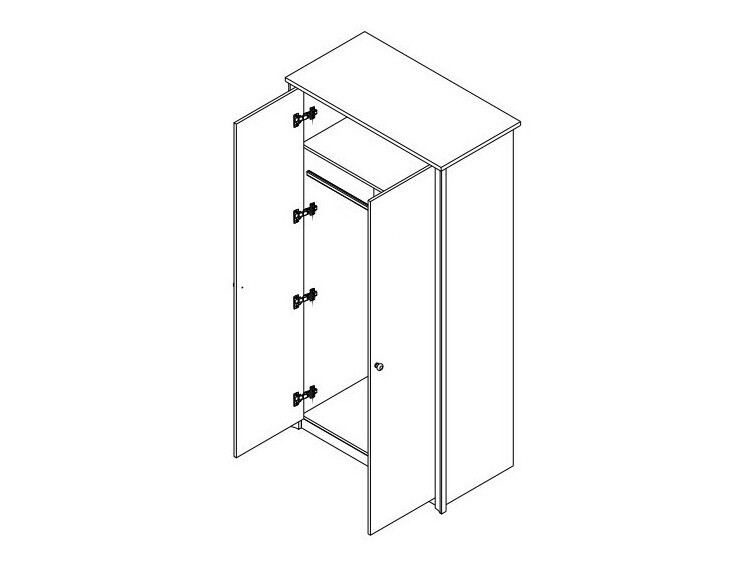 Armoire Elialo 111 (Sonoma chêne)