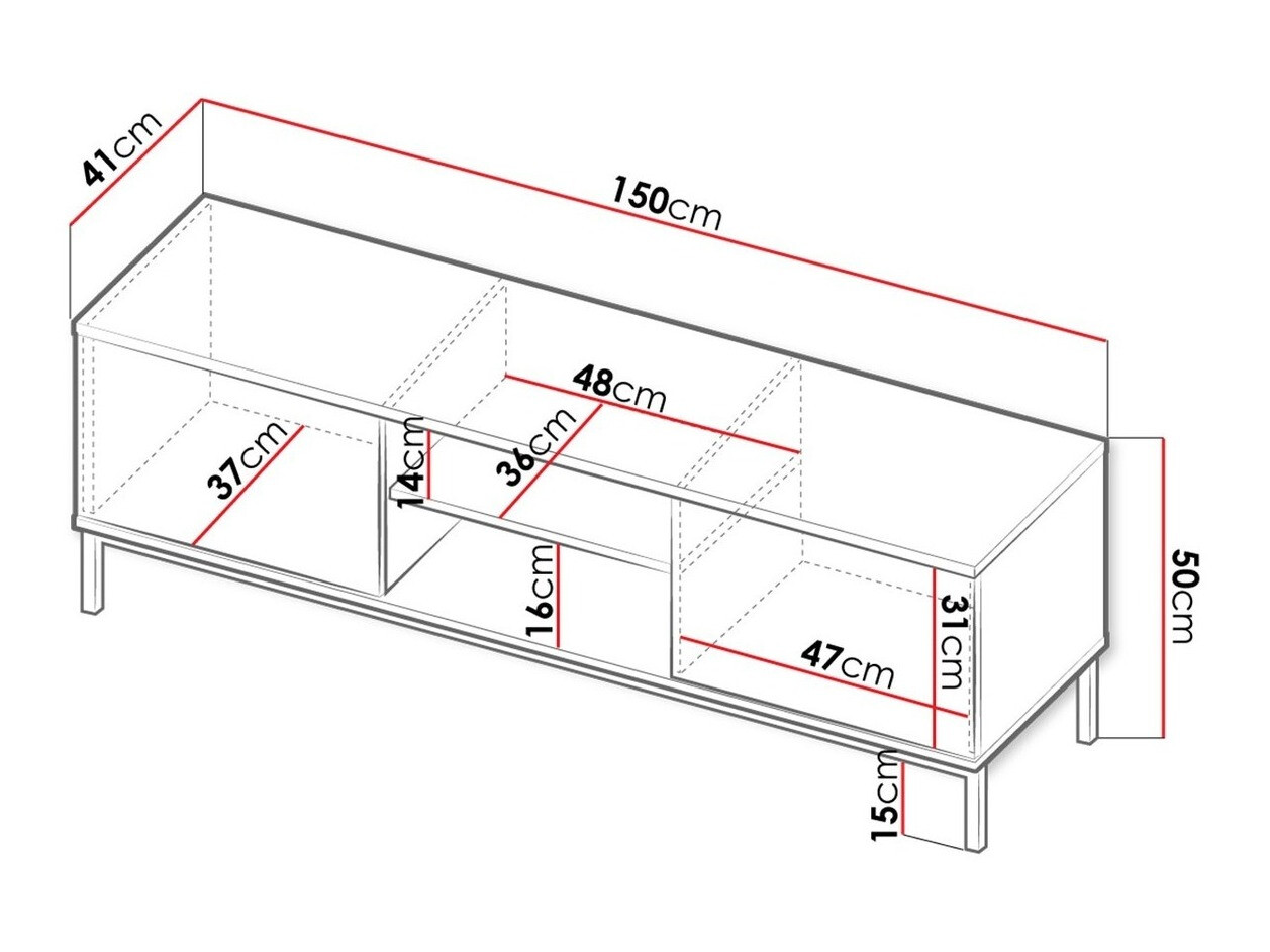 Meuble TV Lomsore 101 (Blanc)