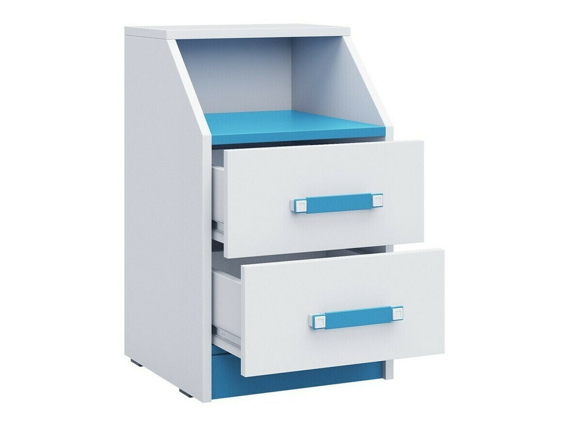 Tiroirs de bureau Lorlare 116 (Blanc + Gris)