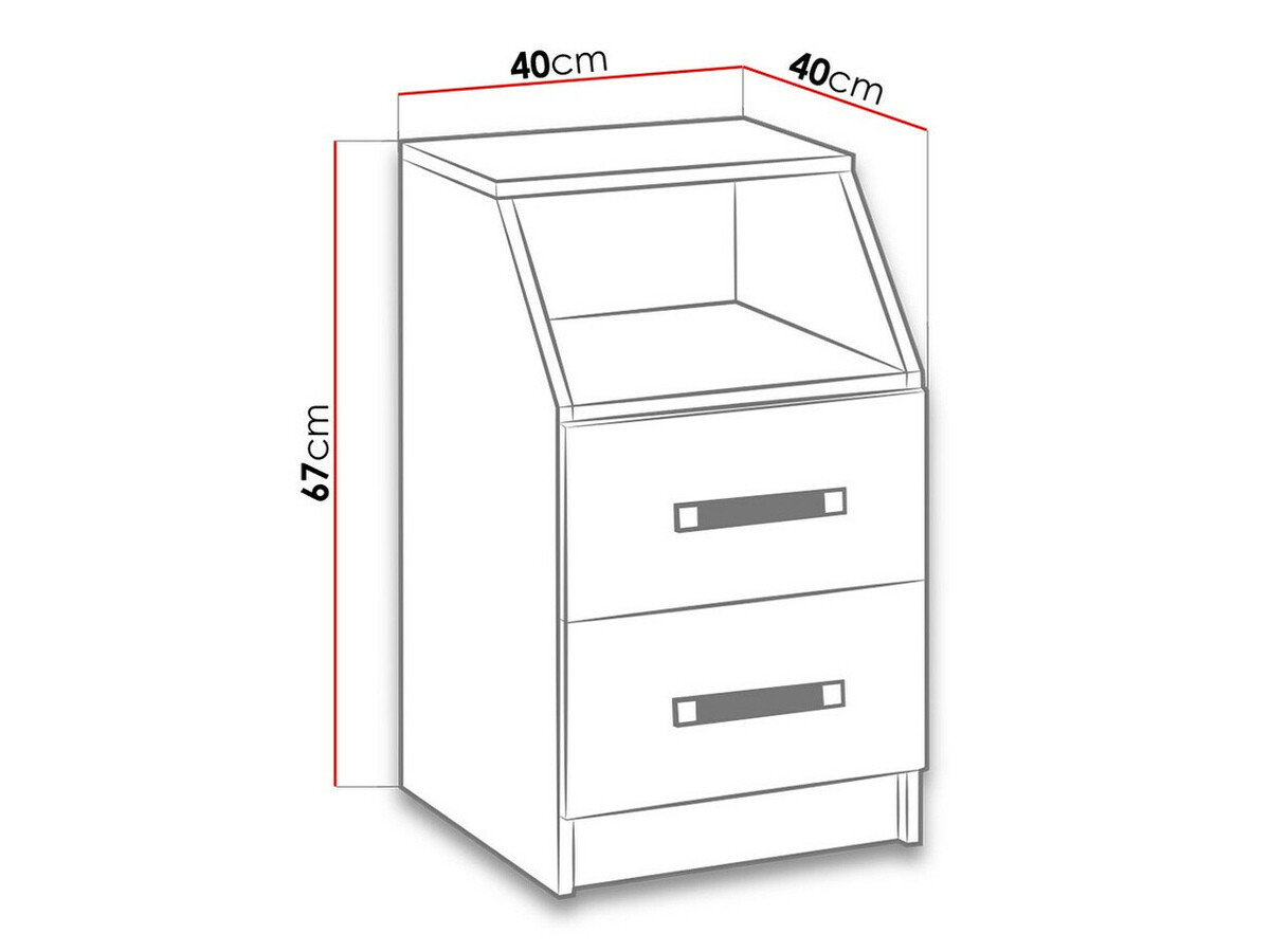 Tiroirs de bureau Lorlare 116 (Blanc + Gris)