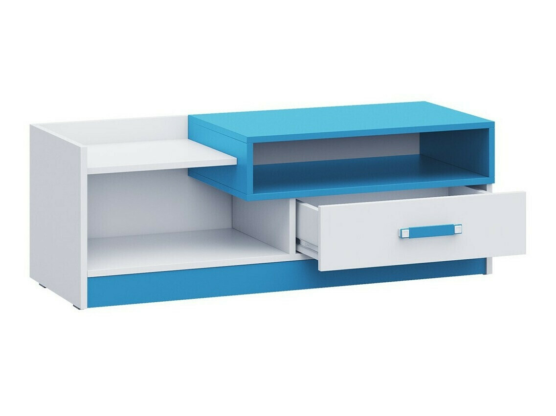Meuble TV Lorlare 111 (Blanc + Gris)