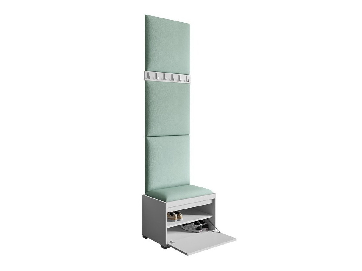 Meuble d'entrée Comfivo Pinus IX (Blanc + Manila 11)