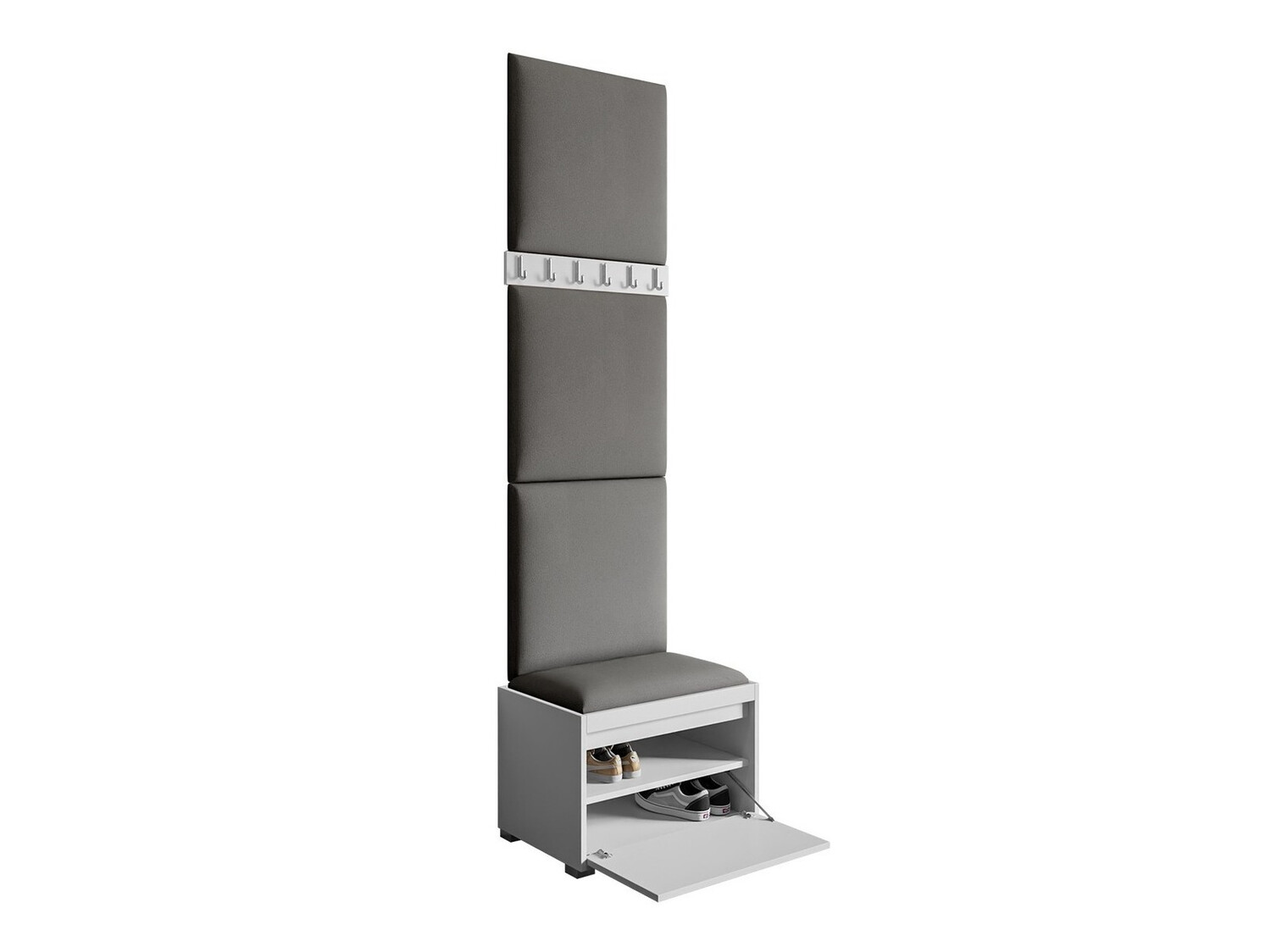 Meuble d'entrée Comfivo Pinus IX (Blanc + Manila 16)