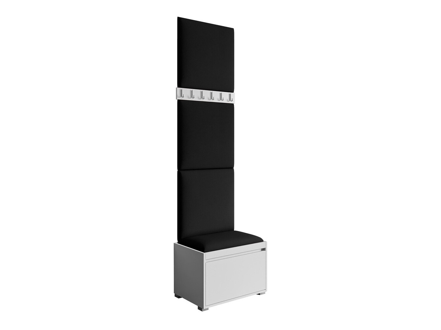 Meuble d'entrée Comfivo Pinus IX (Blanc + Manila 18)