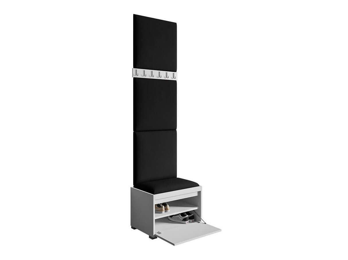 Meuble d'entrée Comfivo Pinus IX (Blanc + Manila 18)