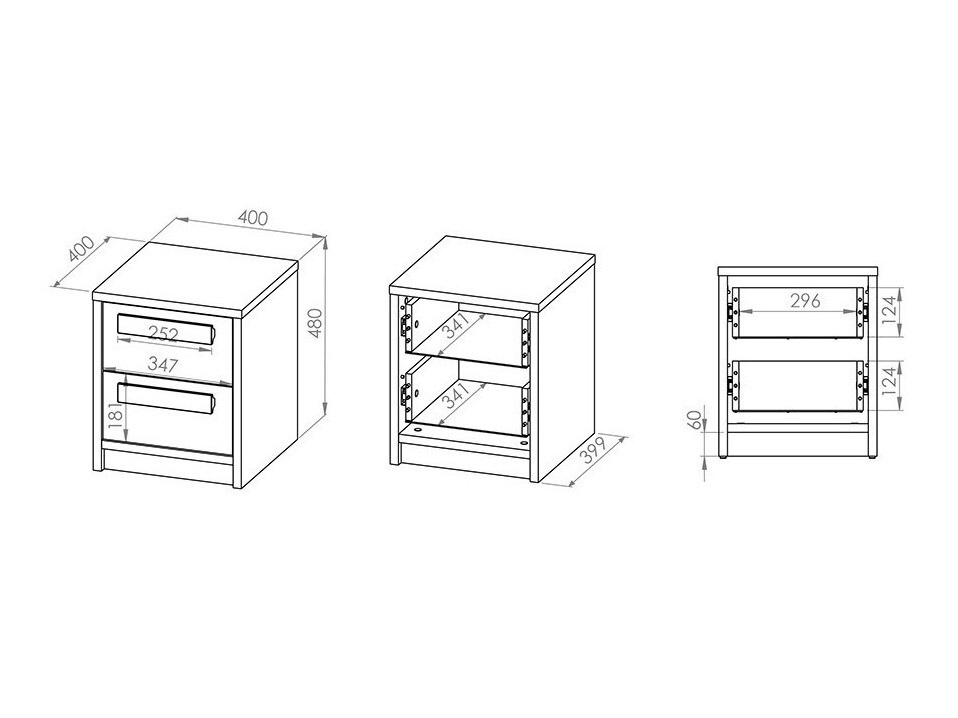 Table de chevet Tivruve 109