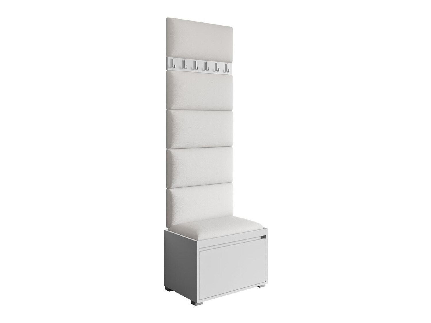 Ensemble de meubles d’entrée Comfivo Pinus V (Blanc + Soft 017)