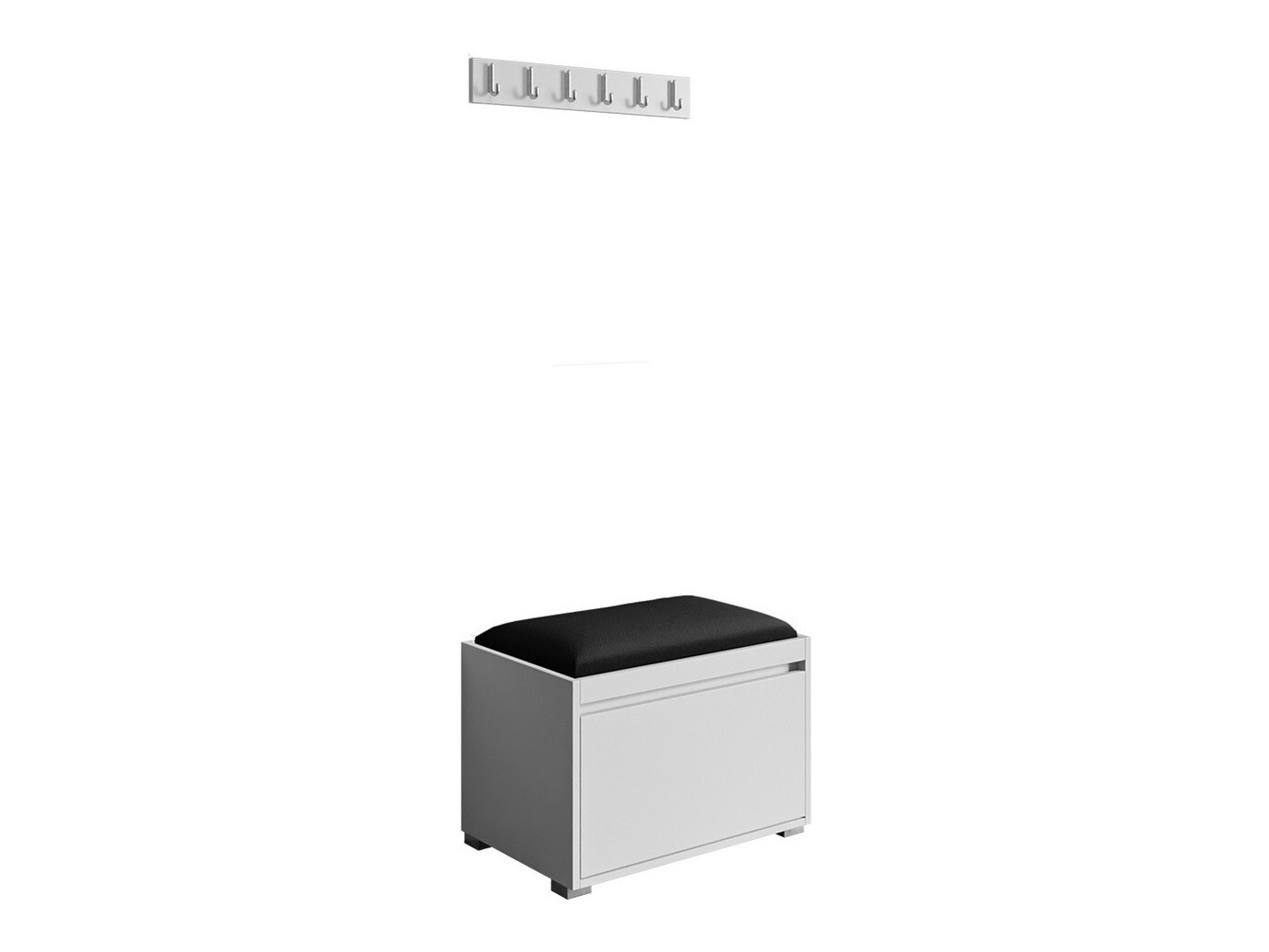 Meuble d'entrée Comfivo 396 (Blanc + Manila 18)