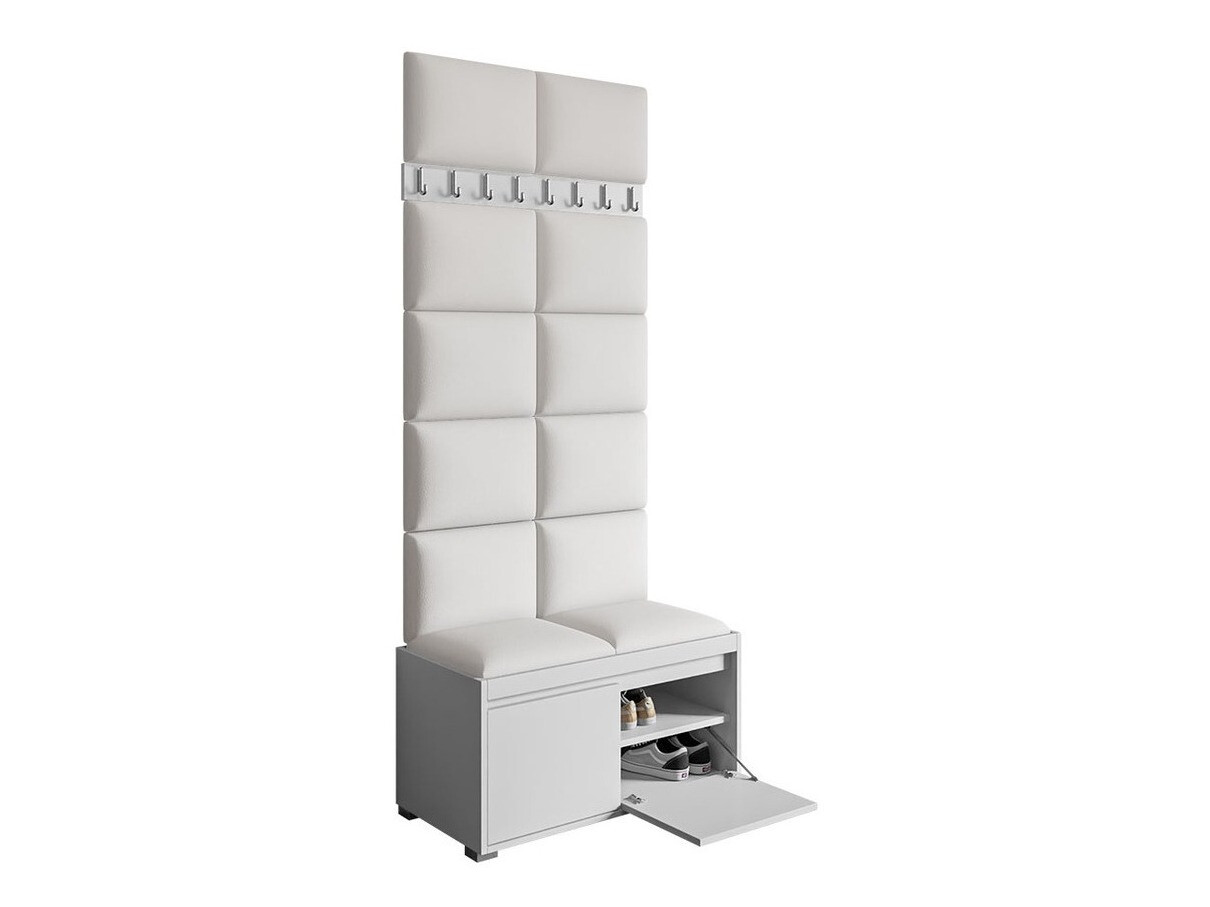 Meuble d'entrée Comfivo Pinus IV (Blanc + Soft 017)