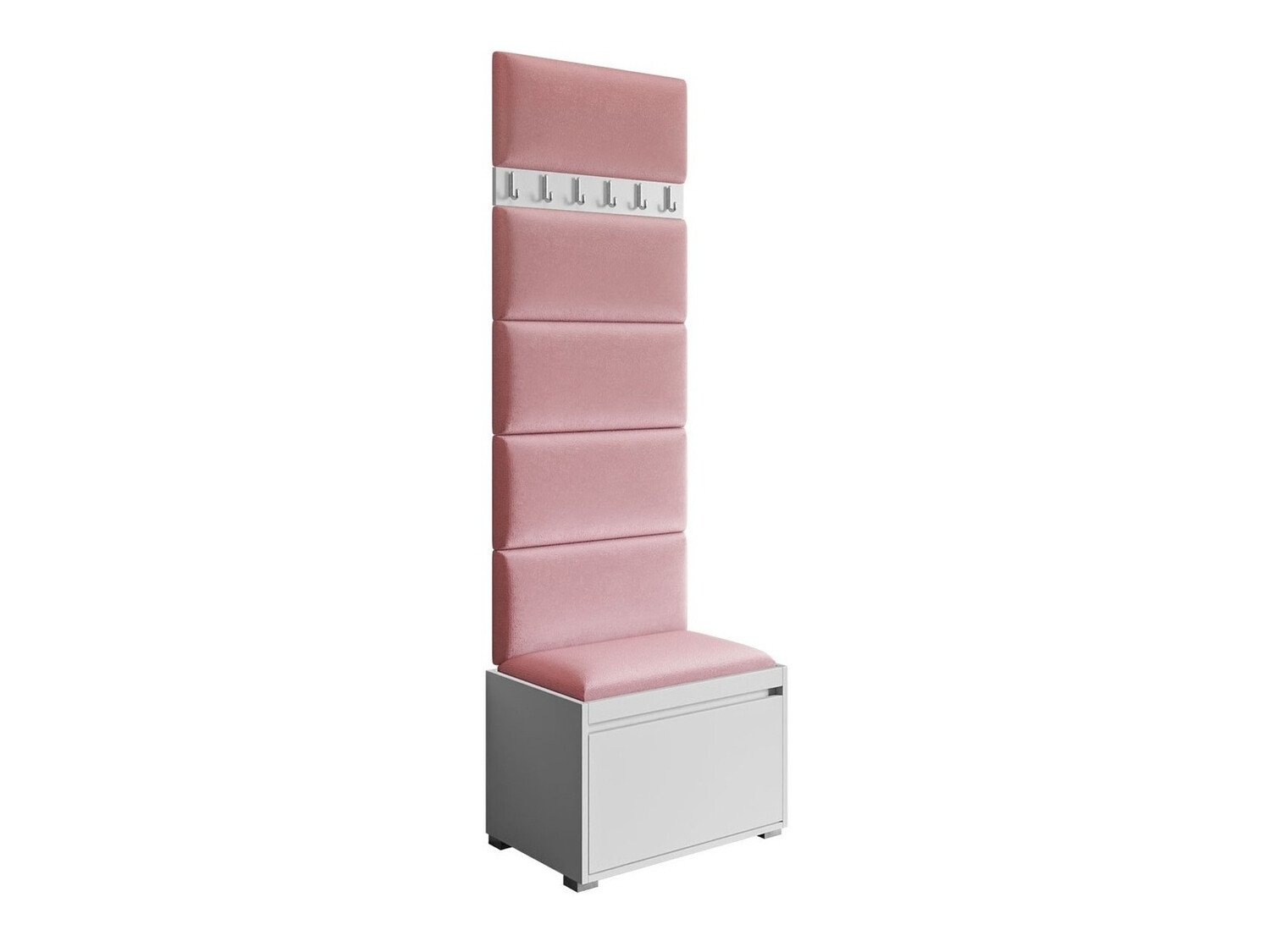 Meuble d'entrée Comfivo Pinus V (Blanc + Manila 09)