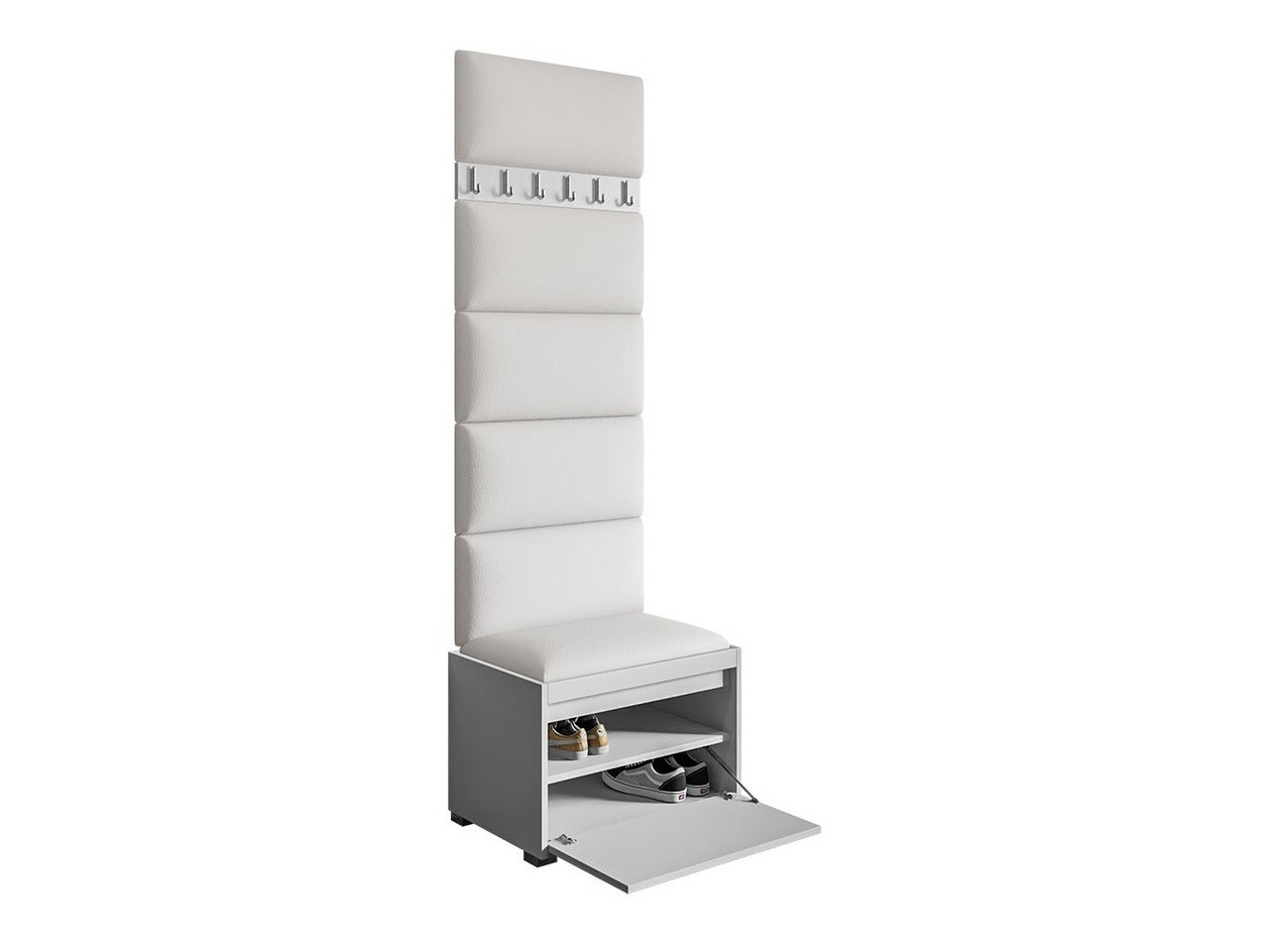 Meuble d'entrée Comfivo Pinus V (Blanc + Soft 017)