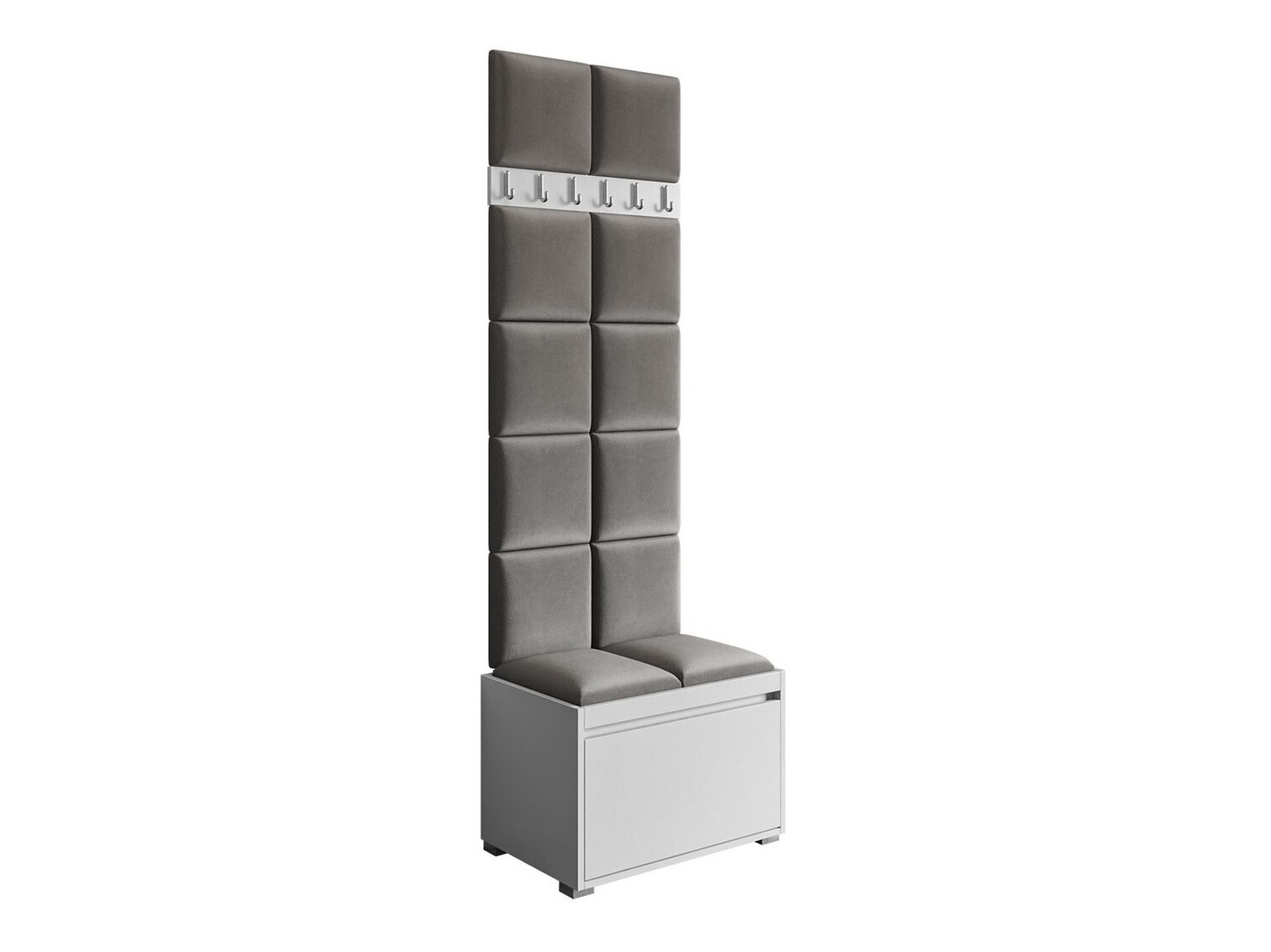 Meuble d'entrée Comfivo Pinus VII (Blanc + Manila 16)