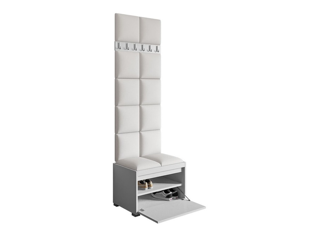 Meuble d'entrée Comfivo Pinus VII (Blanc + Soft 017)