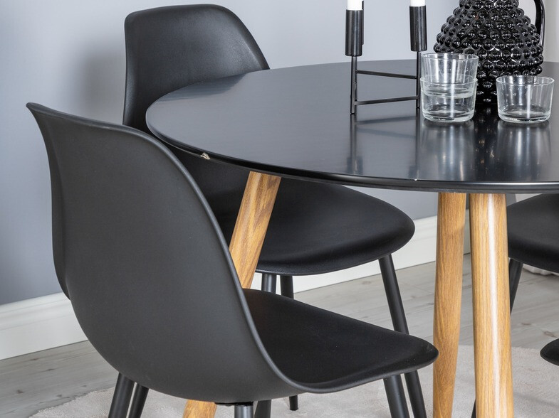 Chaise Dallas 198 (Noir)