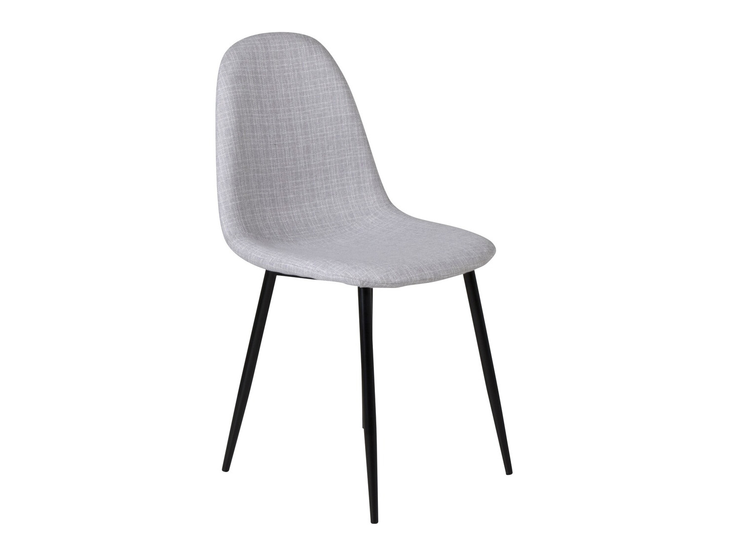 Chaise Dallas 201 (Gris clair + Noir)