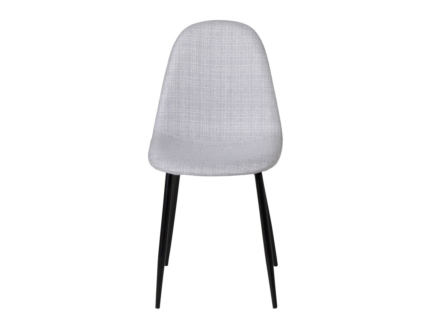 Chaise Dallas 201 (Gris clair + Noir)