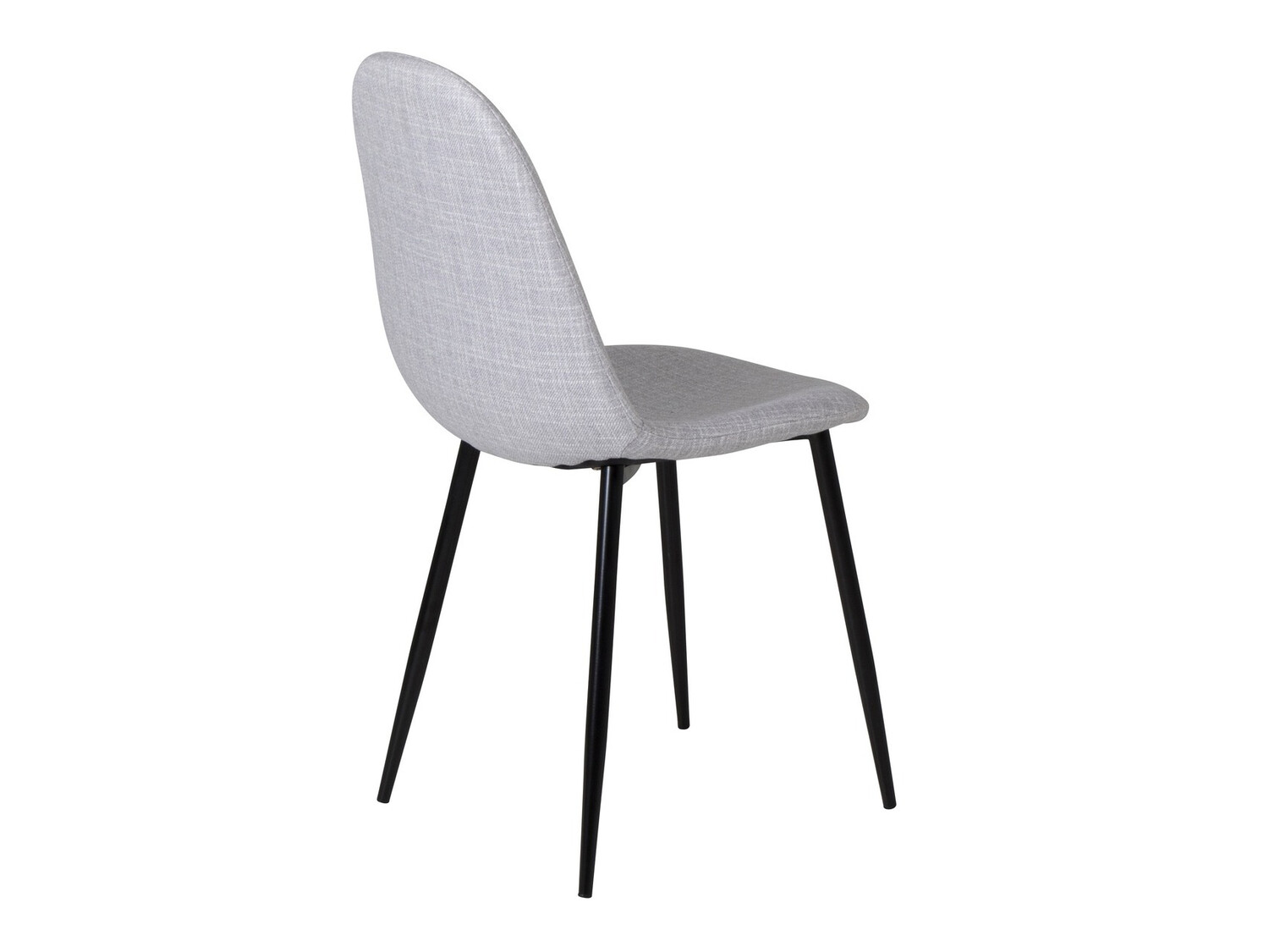Chaise Dallas 201 (Gris clair + Noir)