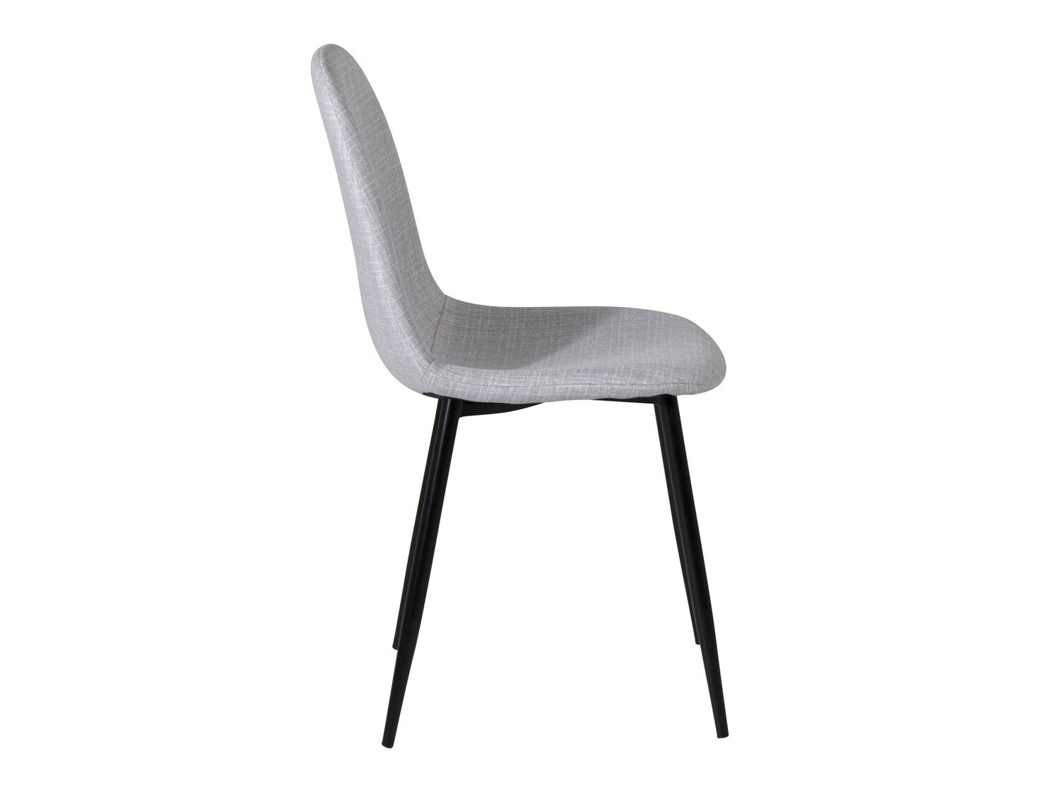 Chaise Dallas 201 (Gris clair + Noir)