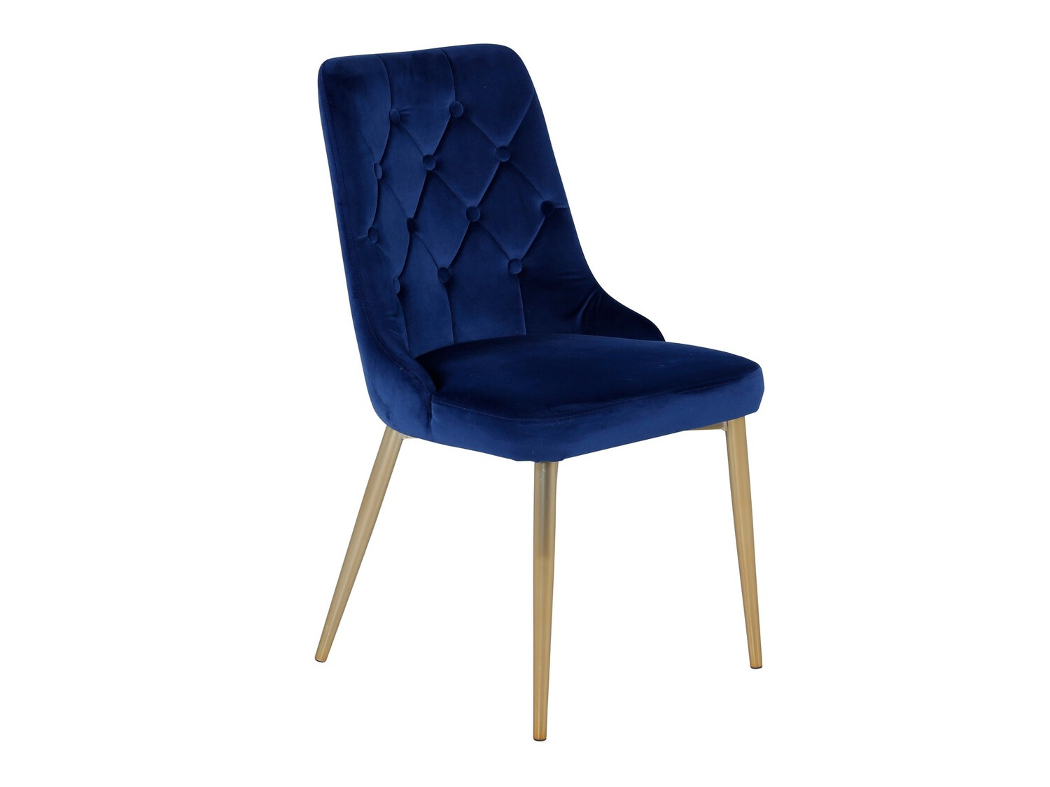 Chaise Dallas 203 (Bleu + doré)