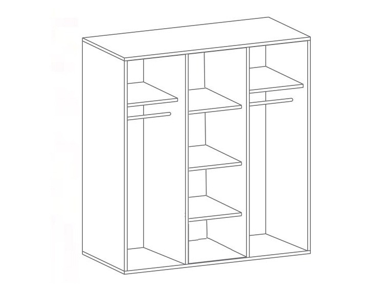 Armoire Elialo 105 (Sonoma chêne)
