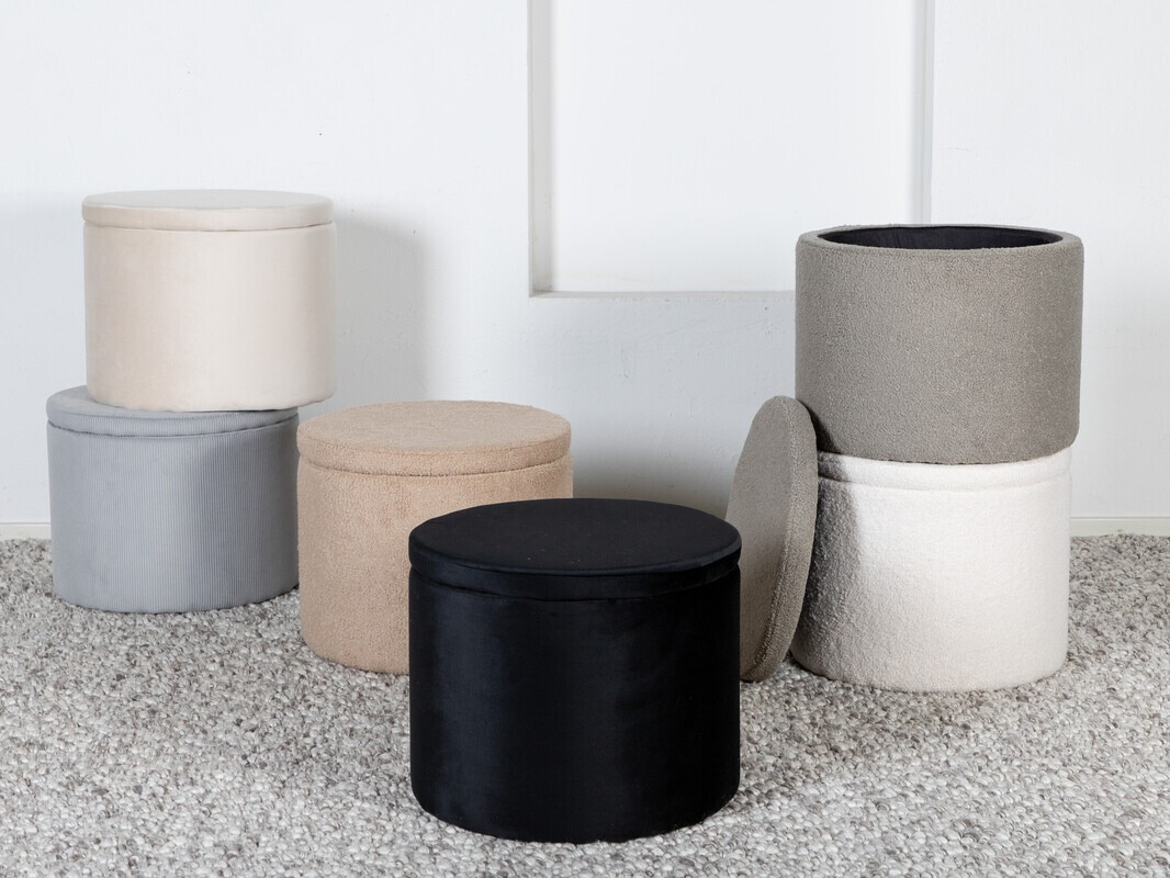 Pouf Dallas 2941 (Noir)