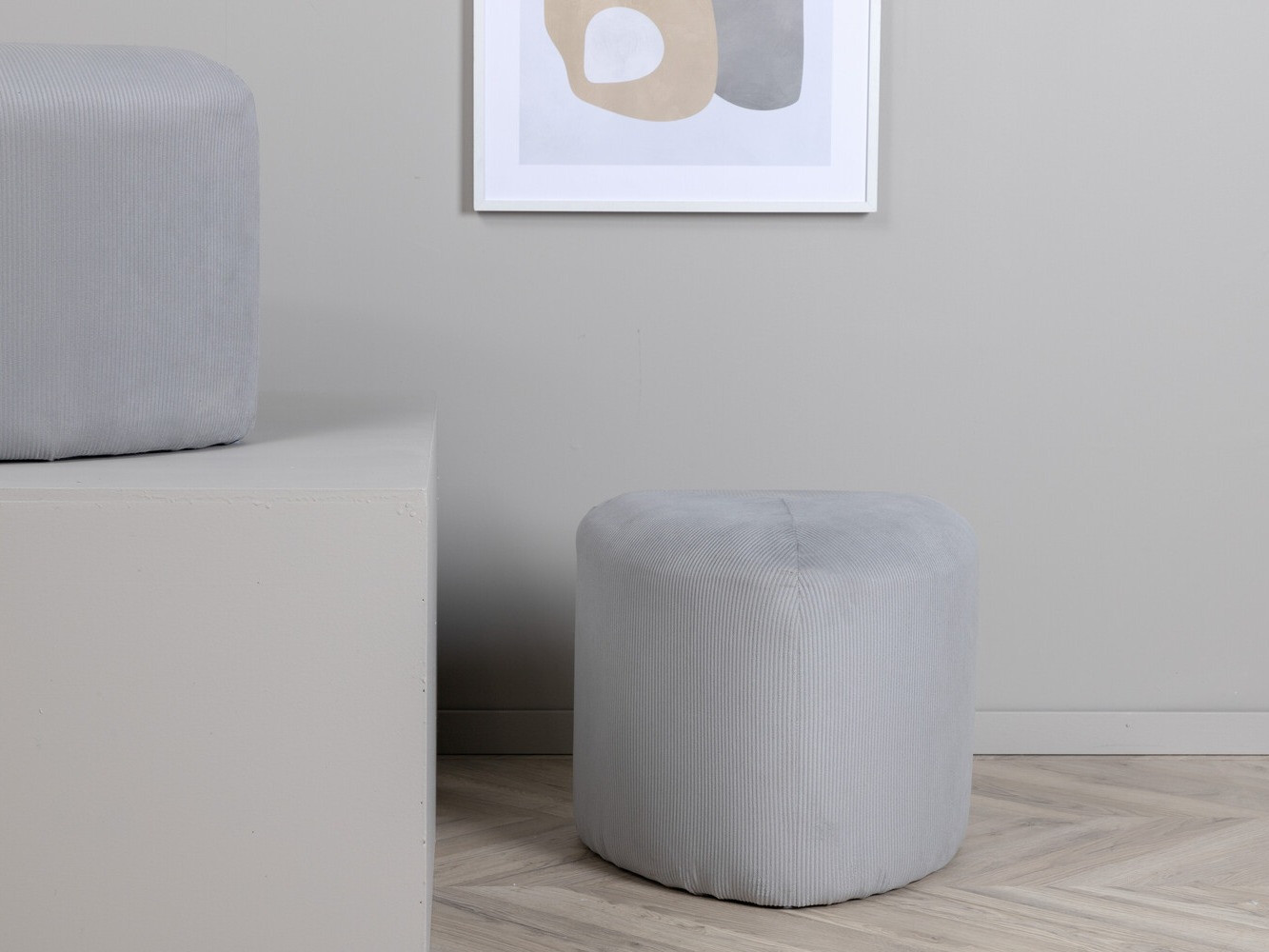 Pouf Dallas 2942 (Gris clair)