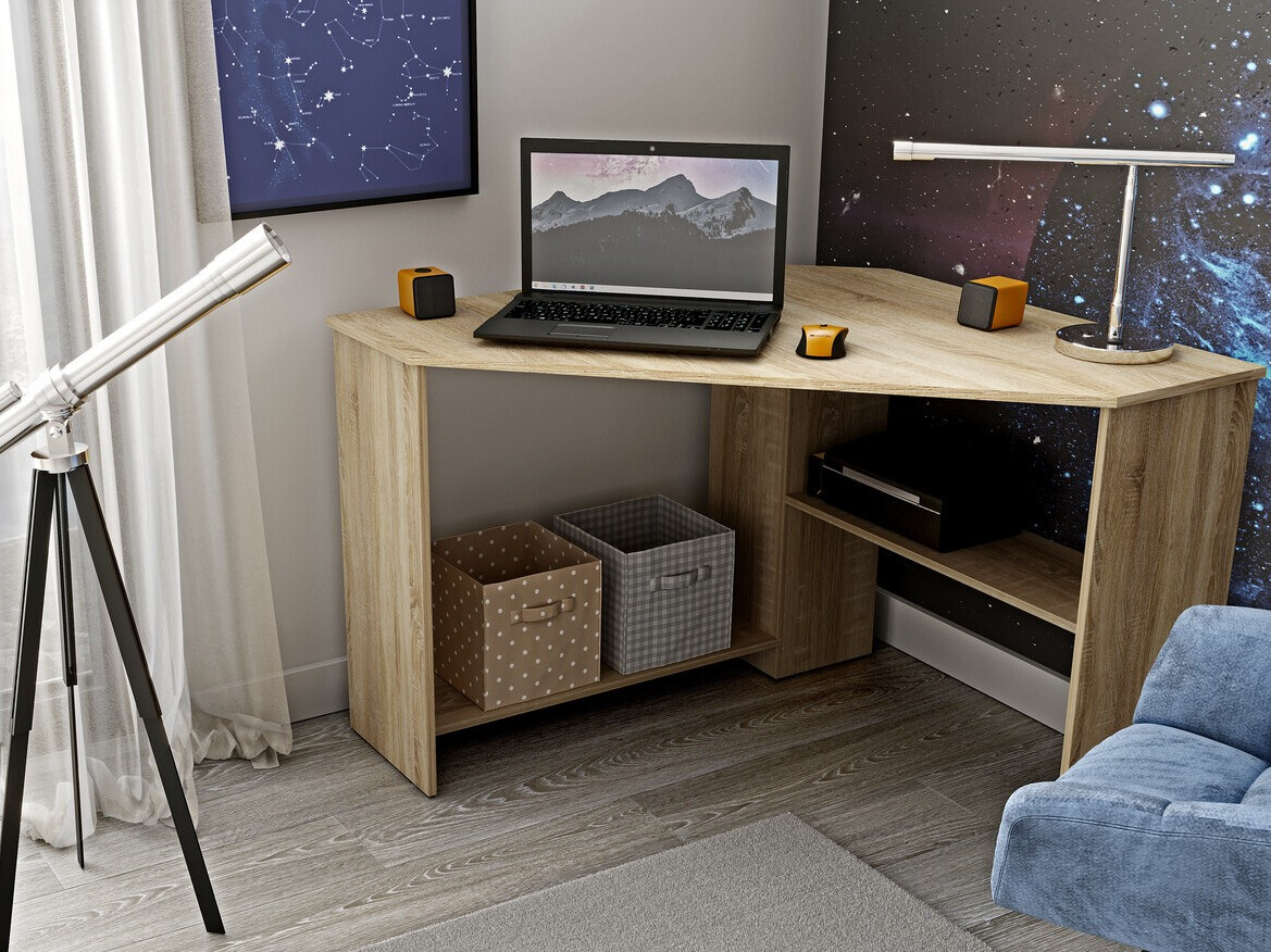Bureau d'angle Austin 302 (Sonoma chêne)