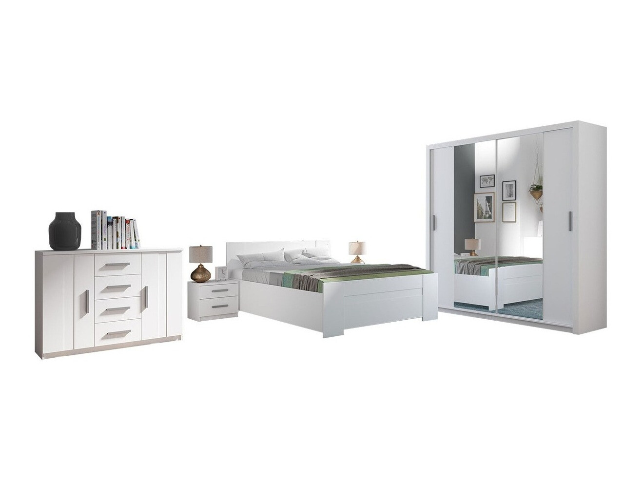 Ensemble de chambre Catromi 114 (Blanc)