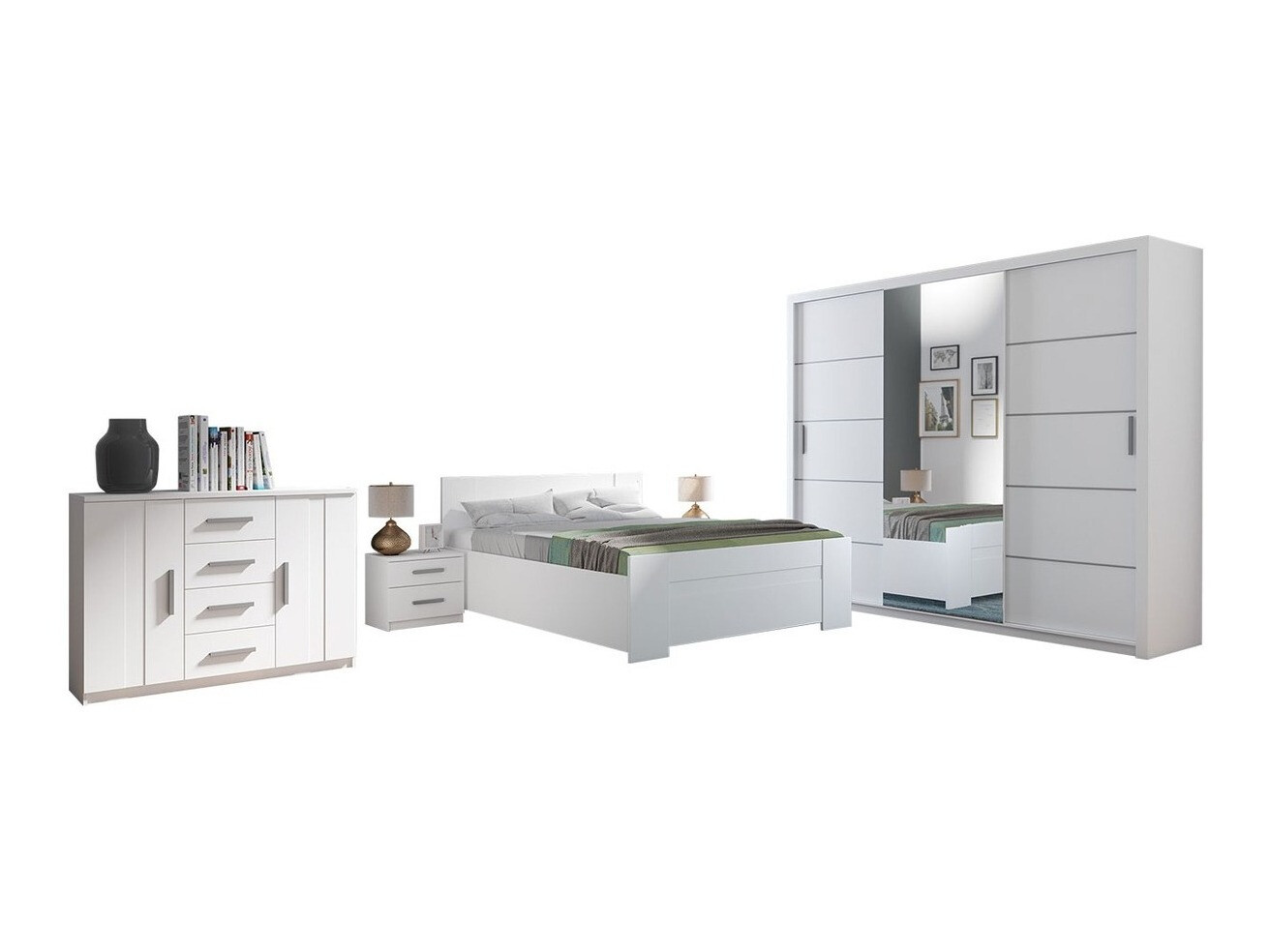 Ensemble de chambre Catromi 116 (Blanc)