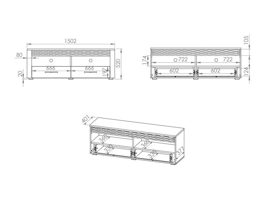 Meuble TV Flonole 110