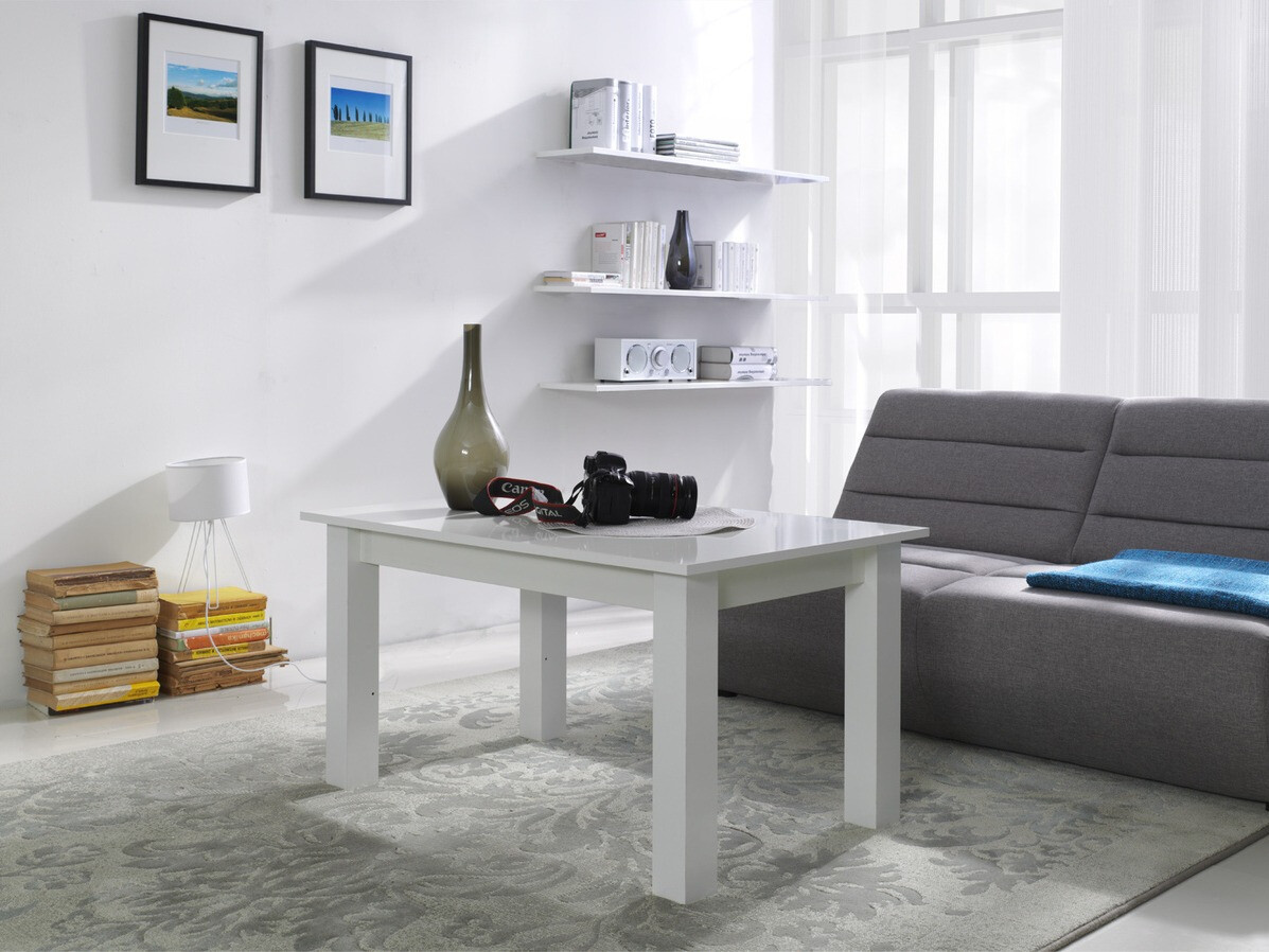 Table basse Murrieta 154 (Blanc brillant)