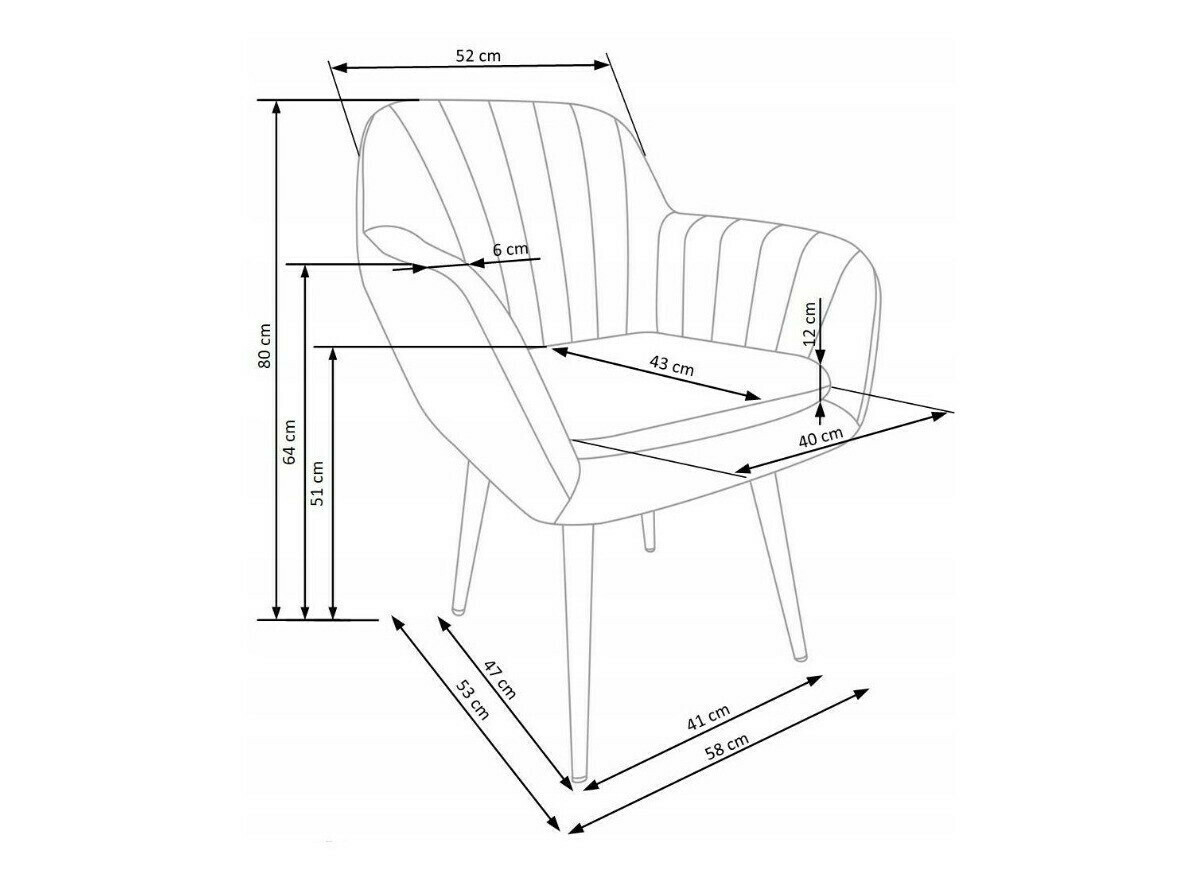 Chaise Houston 1220 (Vert foncé)