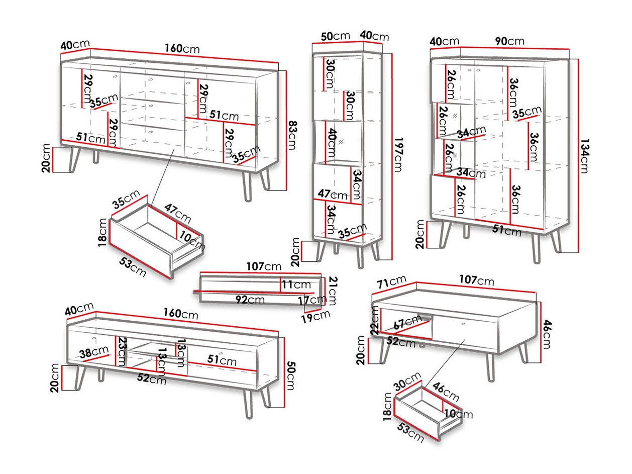 Ensemble de salon Lima 121