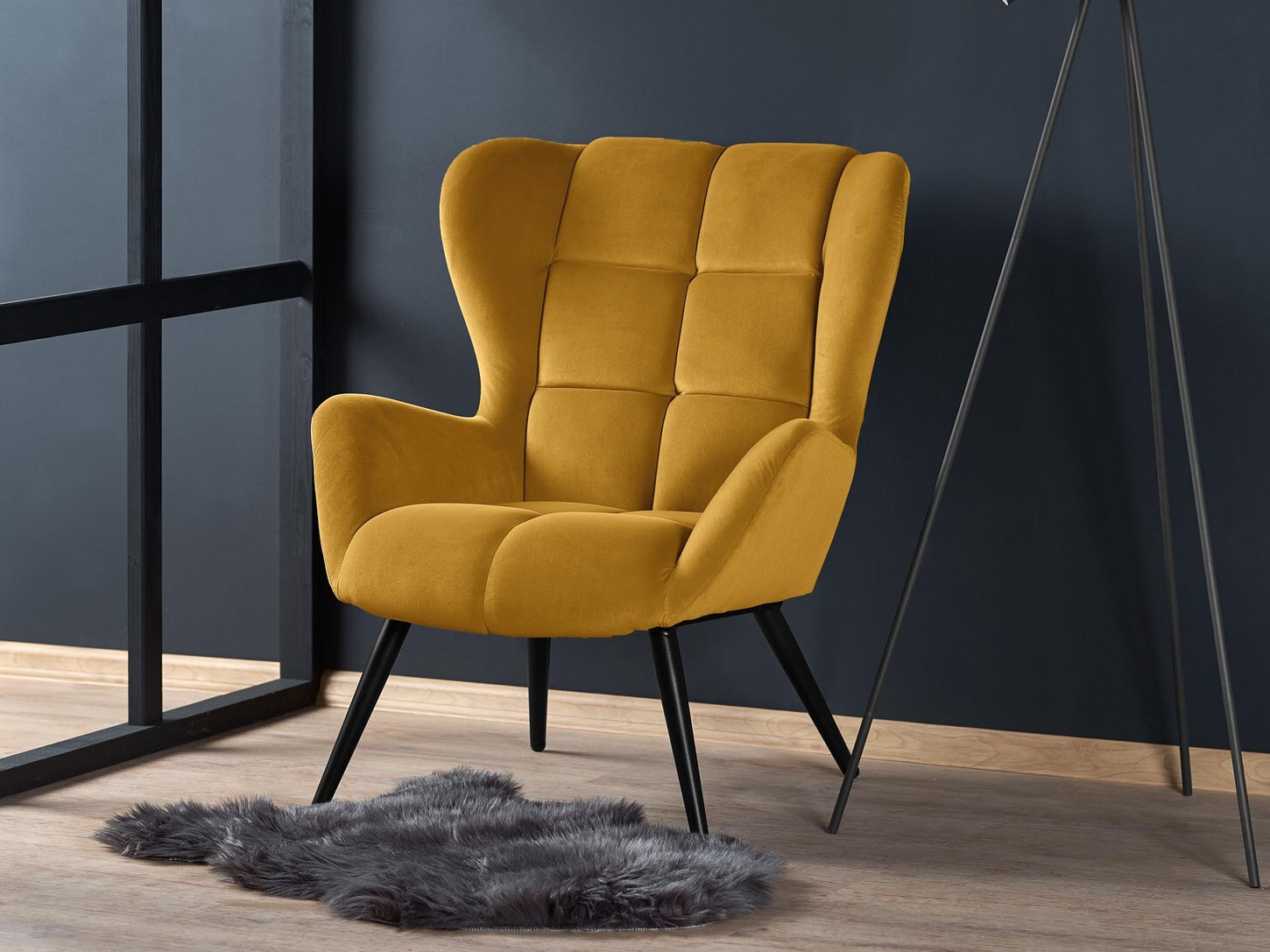 Fauteuil Houston 1079 (Jaune foncé)