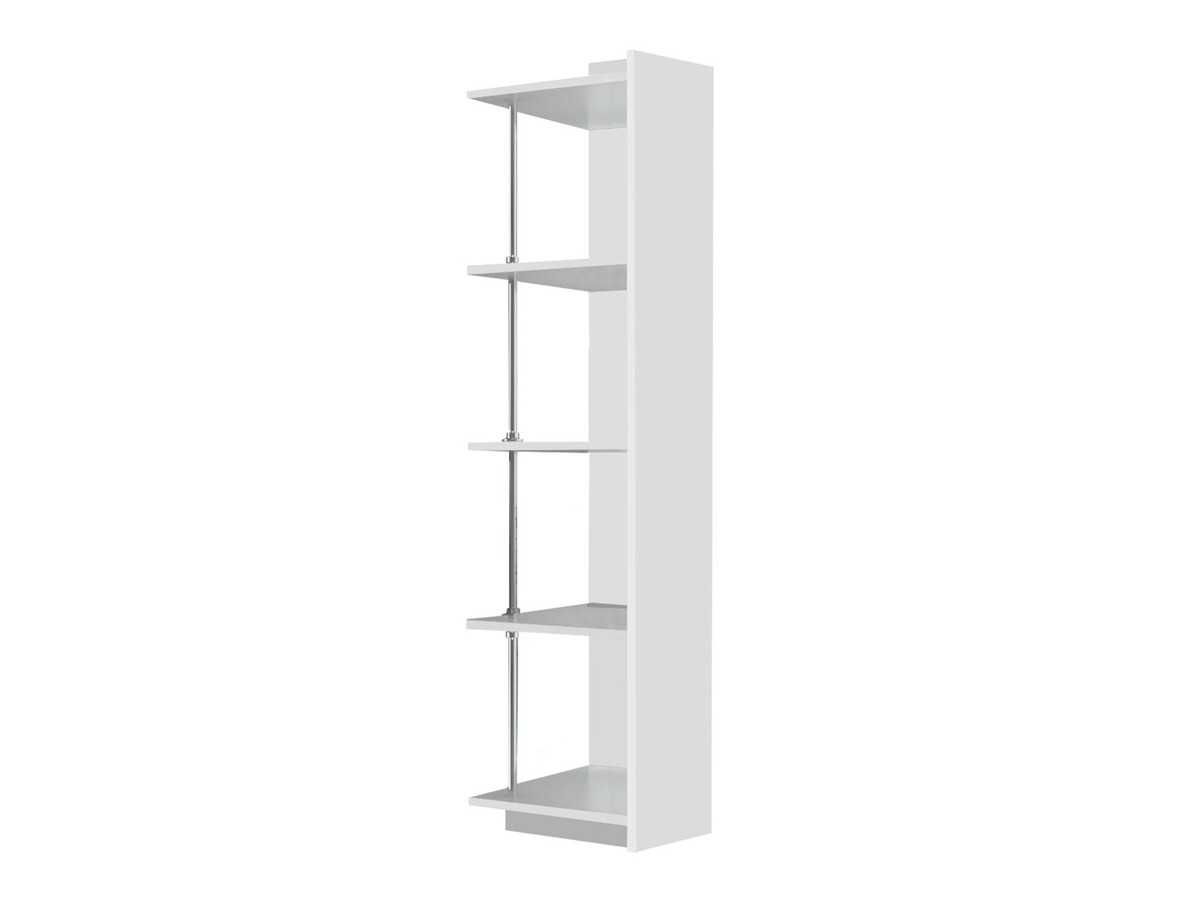 Chambre enfant complète Campus (Blanc brillant + Gris brillant)