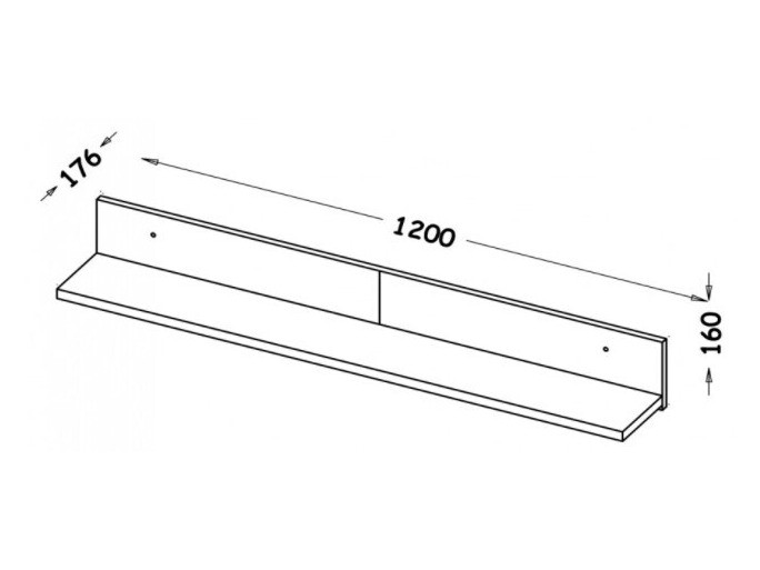 Étagère murale Oderevu 108