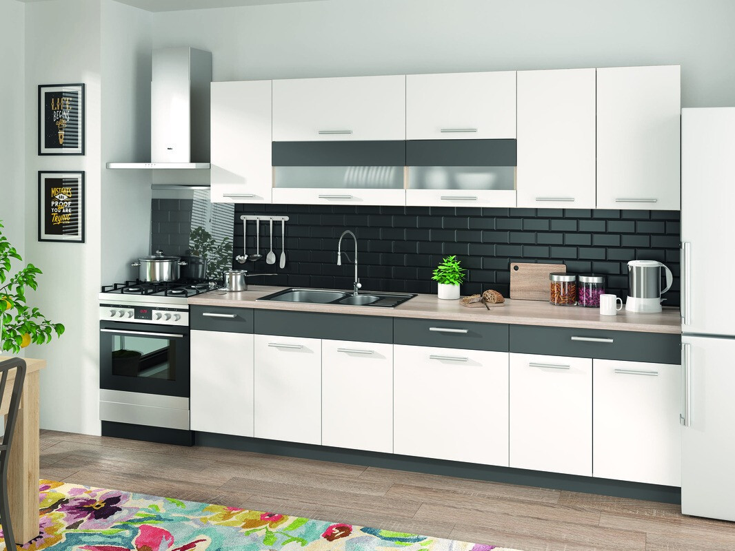Armoire modulaire avec tiroirs et portes Mode White 117