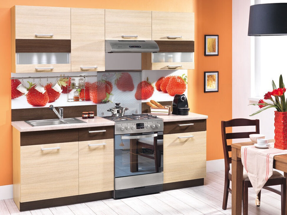 Armoire modulaire pour évier avec portes Mode Light 116