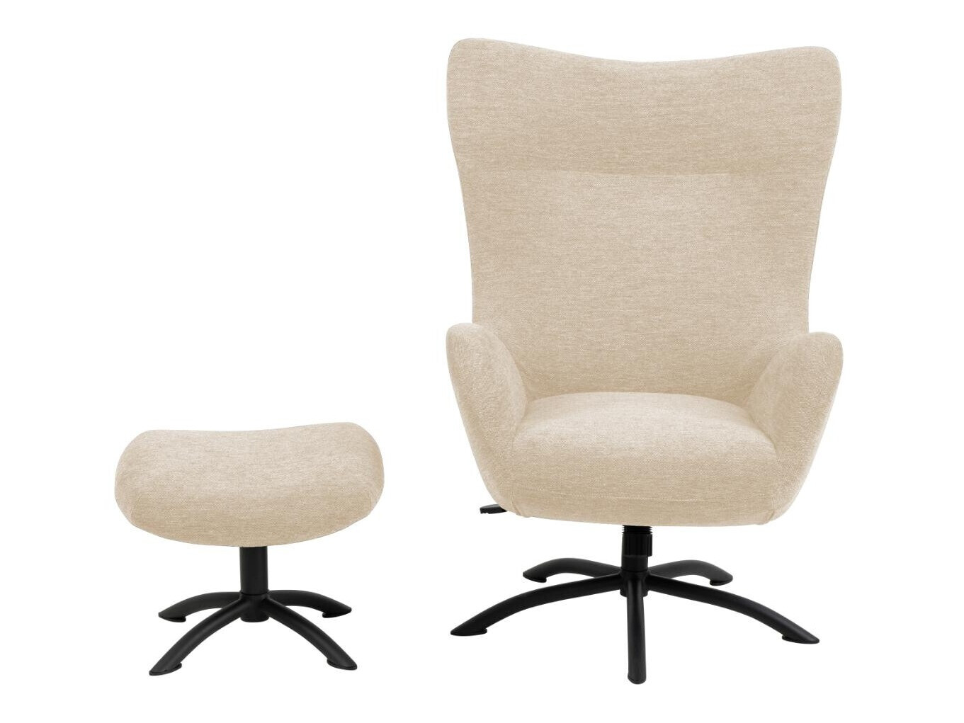 Fauteuil Norsica 490 (Noir + Crème)