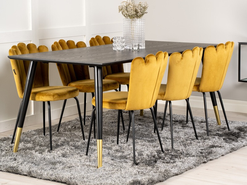 Chaise Dallas 135 (Jaune)