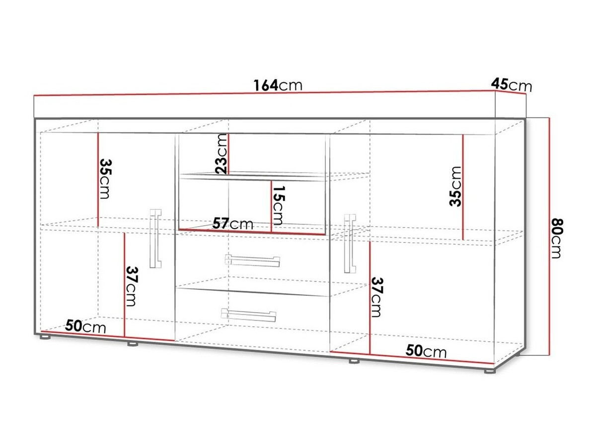 Commode Cormiru 103 (Prune + Graphite)