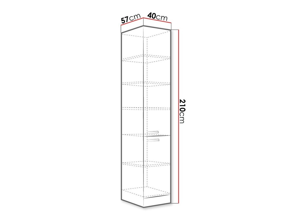 Armoire modulaire avec portes Multi White 118
