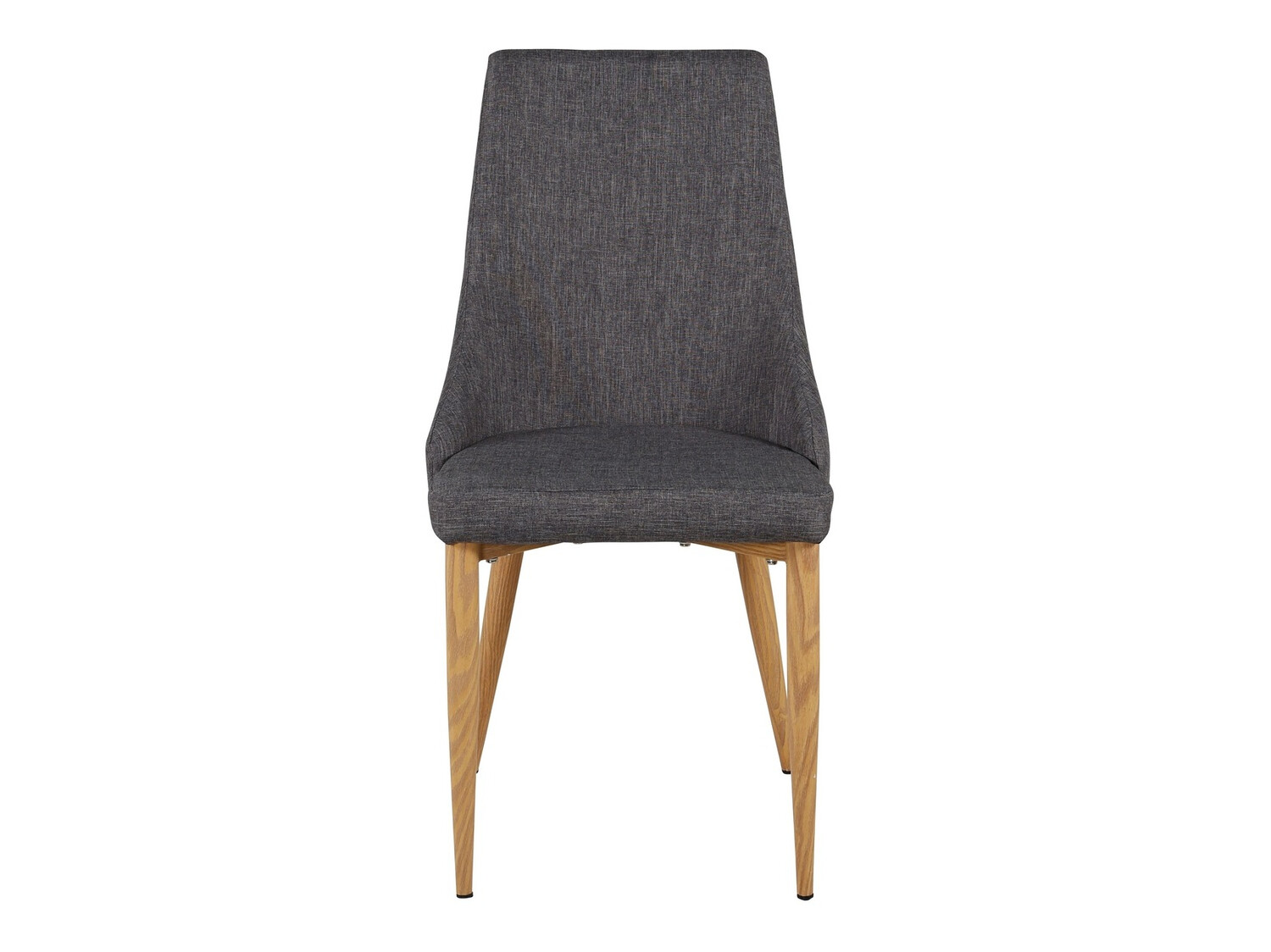 Chaise Dallas 159 (Gris foncé + Marron)