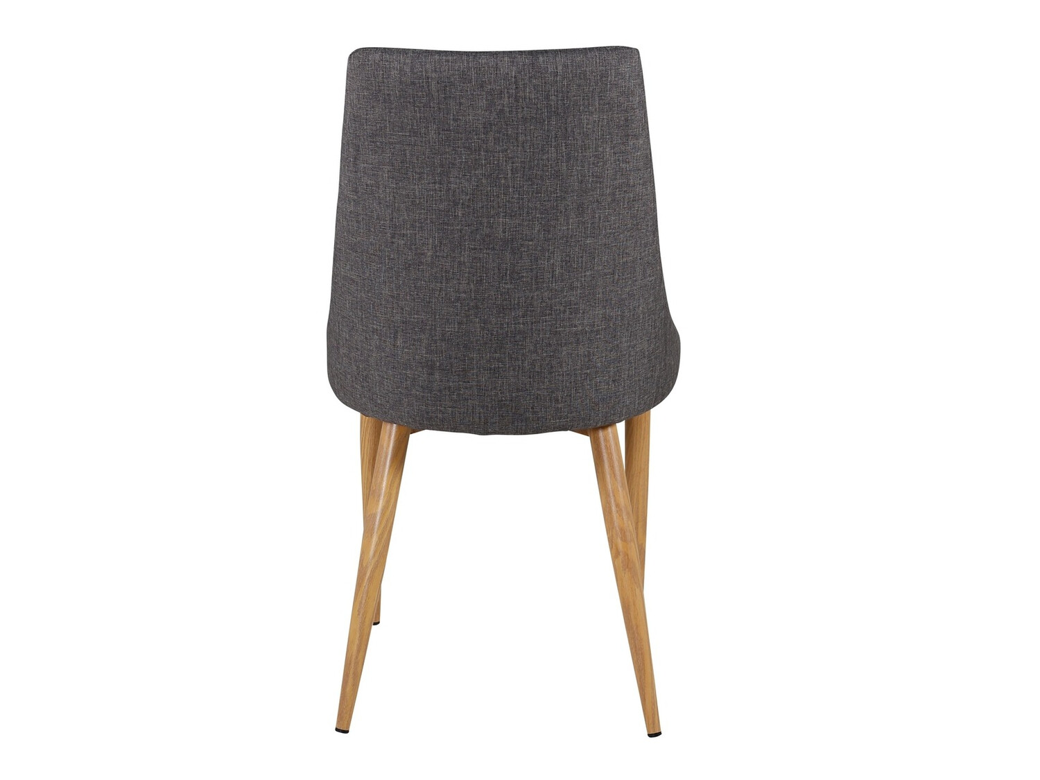 Chaise Dallas 159 (Gris foncé + Marron)