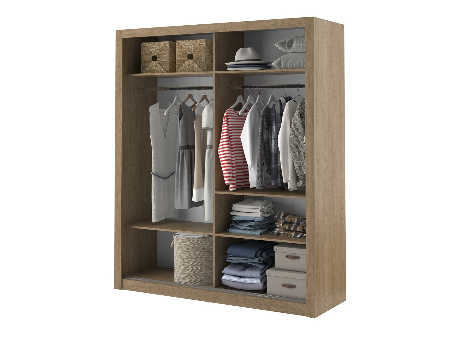 Armoire Fresno 102 (Chêne clair)