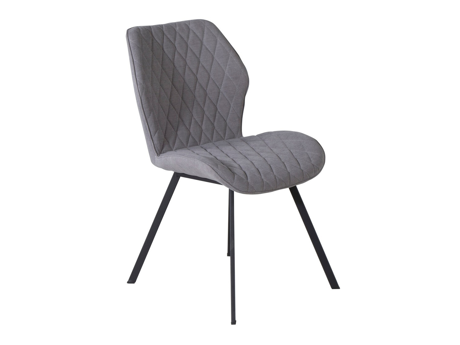 Chaise Dallas 163 (Gris + Noir)